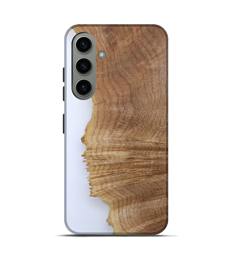 Galaxy S24 Wood Live Edge Phone Case - Jannie (Clear, 801959)