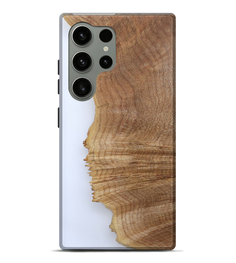 Galaxy S24 Ultra Wood Live Edge Phone Case - Jannie (Clear, 801959)