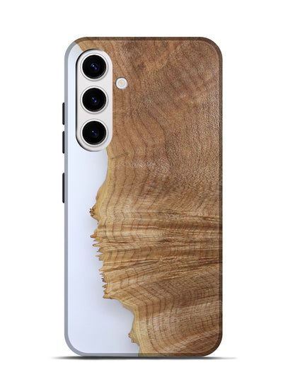 Galaxy S25 Wood Live Edge Phone Case - Jannie (Clear, 801959)