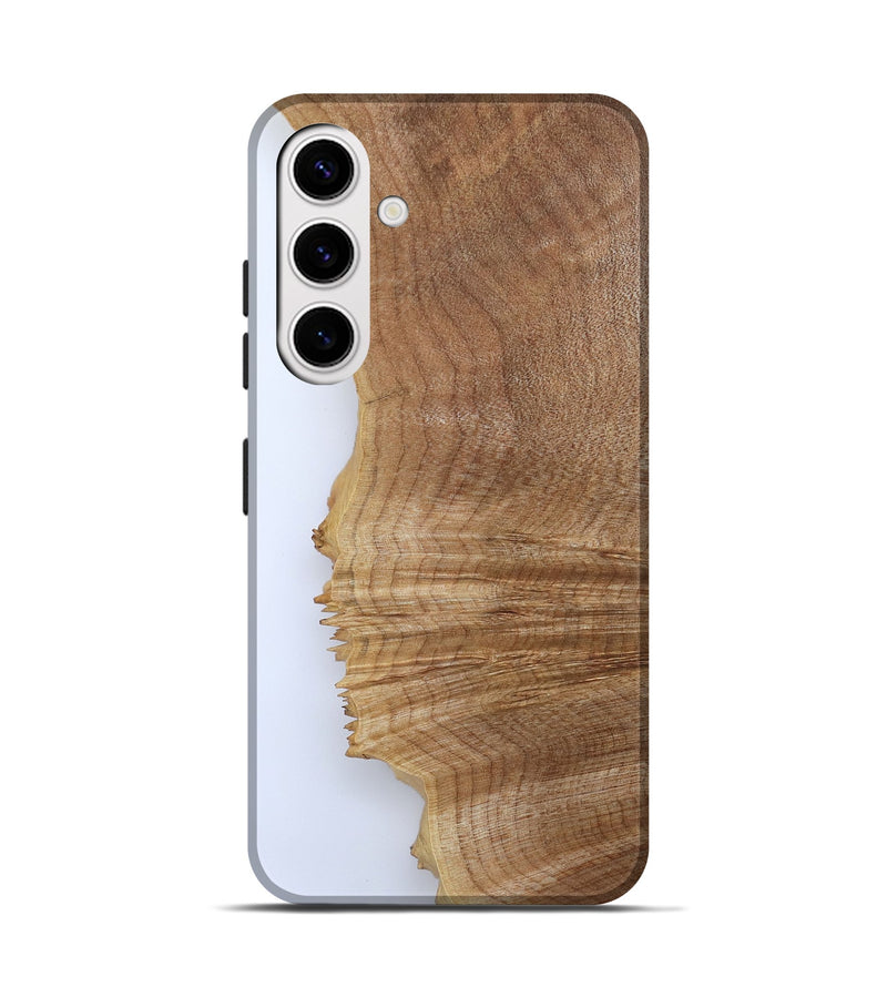Galaxy S25 Wood Live Edge Phone Case - Jannie (Clear, 801959)