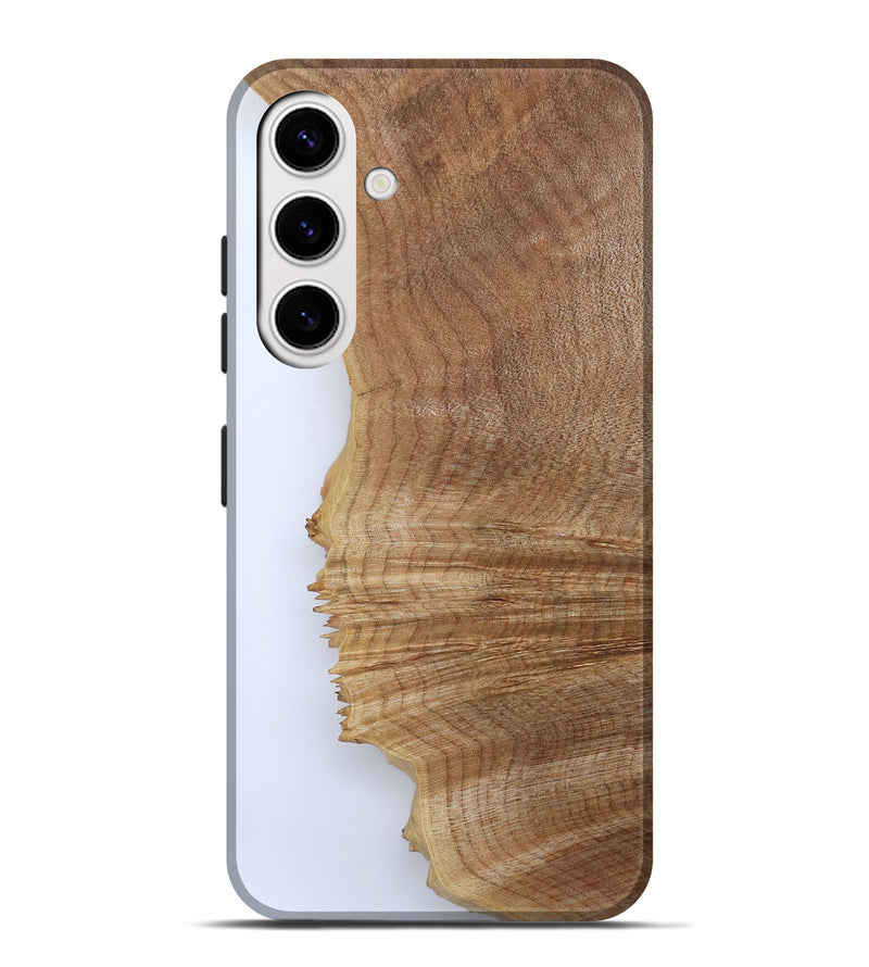 Galaxy S25 Plus Wood Live Edge Phone Case - Jannie (Clear, 801959)
