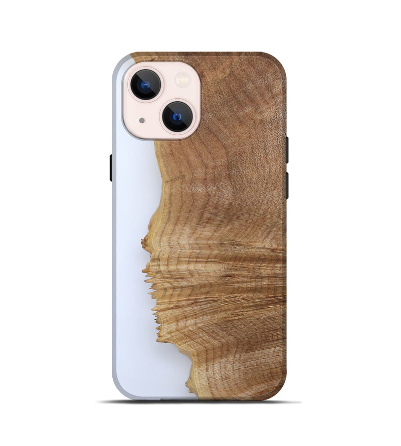iPhone 13 mini Wood Live Edge Phone Case - Jannie (Clear, 801959)