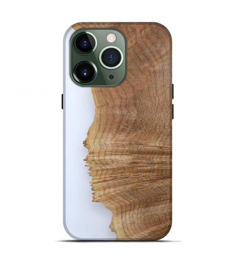 iPhone 13 Pro Wood Live Edge Phone Case - Jannie (Clear, 801959)