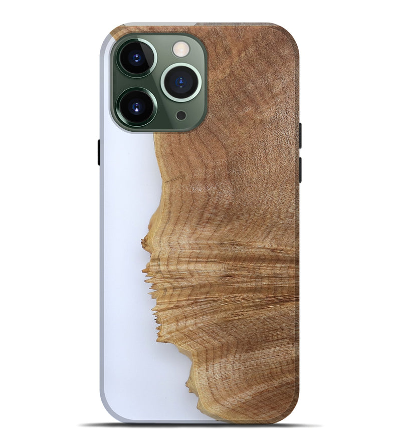 iPhone 13 Pro Max Wood Live Edge Phone Case - Jannie (Clear, 801959)