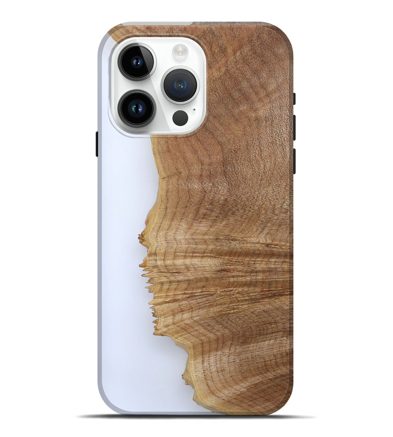 iPhone 15 Pro Max Wood Live Edge Phone Case - Jannie (Clear, 801959)