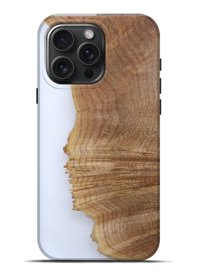 iPhone 16 Pro Max Wood Live Edge Phone Case - Jannie (Clear, 801959)
