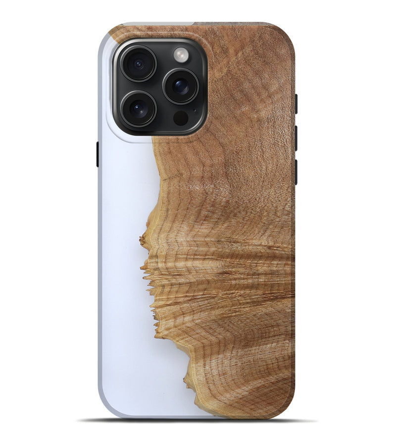 iPhone 16 Pro Max Wood Live Edge Phone Case - Jannie (Clear, 801959)