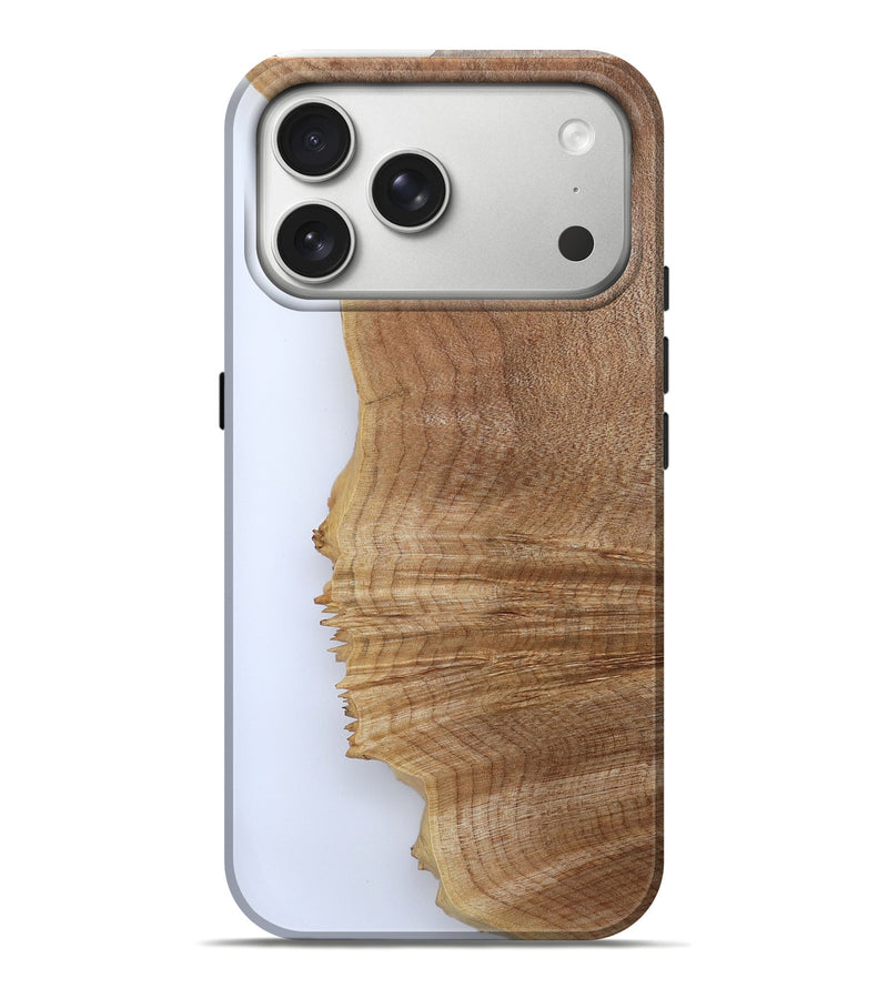 iPhone 17 Pro Max Wood Live Edge Phone Case - Jannie (Clear, 801959)