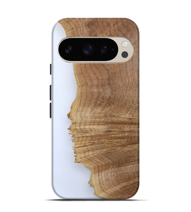 Pixel 10 Pro Wood Live Edge Phone Case - Jannie (Clear, 801959)