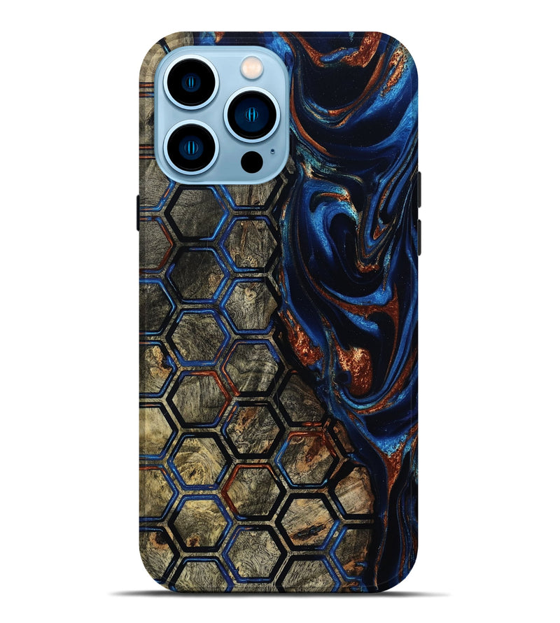 iPhone 14 Pro Max Wood Live Edge Phone Case - Scotty (Pattern, 801960)