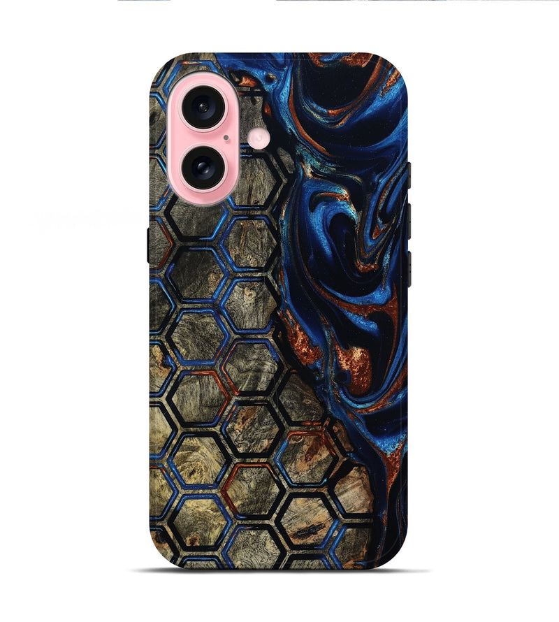 iPhone 16 Wood Live Edge Phone Case - Scotty (Pattern, 801960)