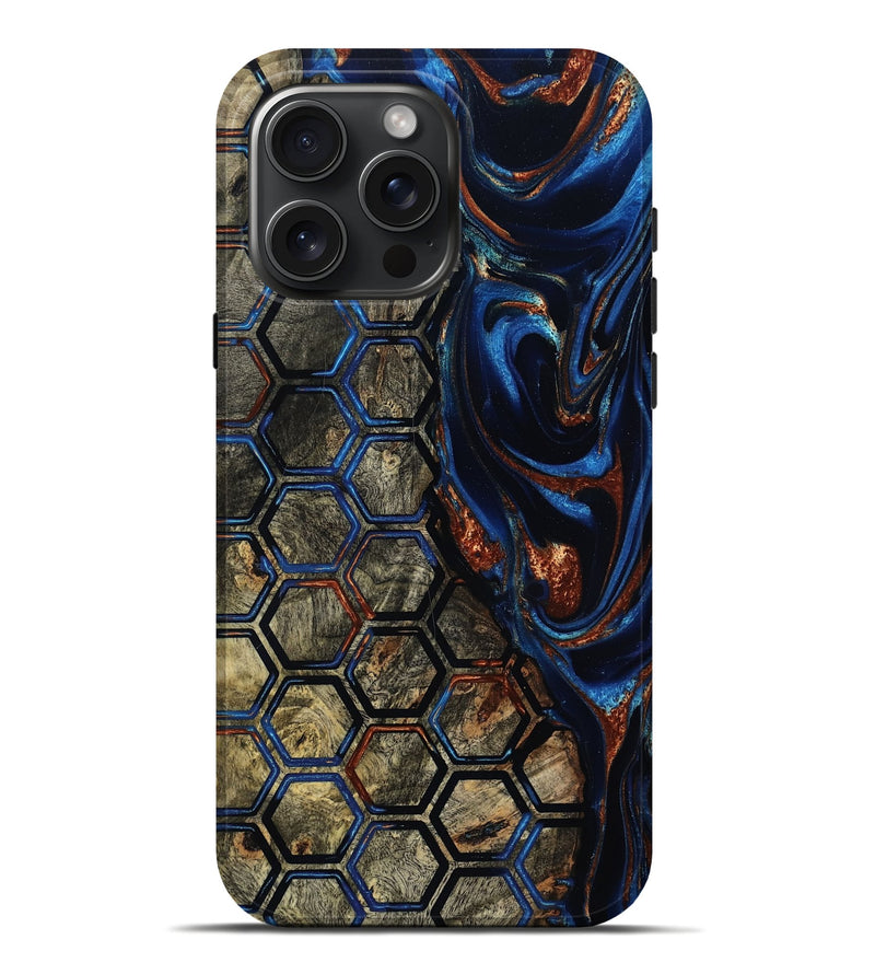 iPhone 16 Pro Max Wood Live Edge Phone Case - Scotty (Pattern, 801960)