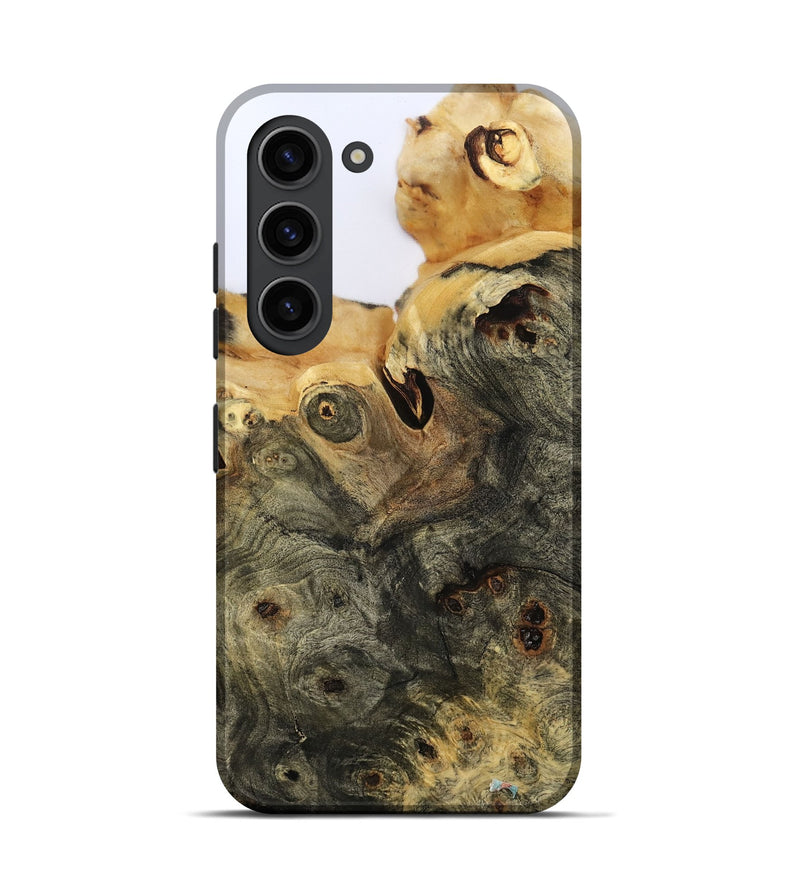 Galaxy S23 Wood Live Edge Phone Case - Otis (Clear, 801963)
