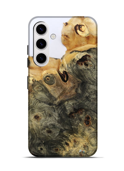 Galaxy S25 Wood Live Edge Phone Case - Otis (Clear, 801963)