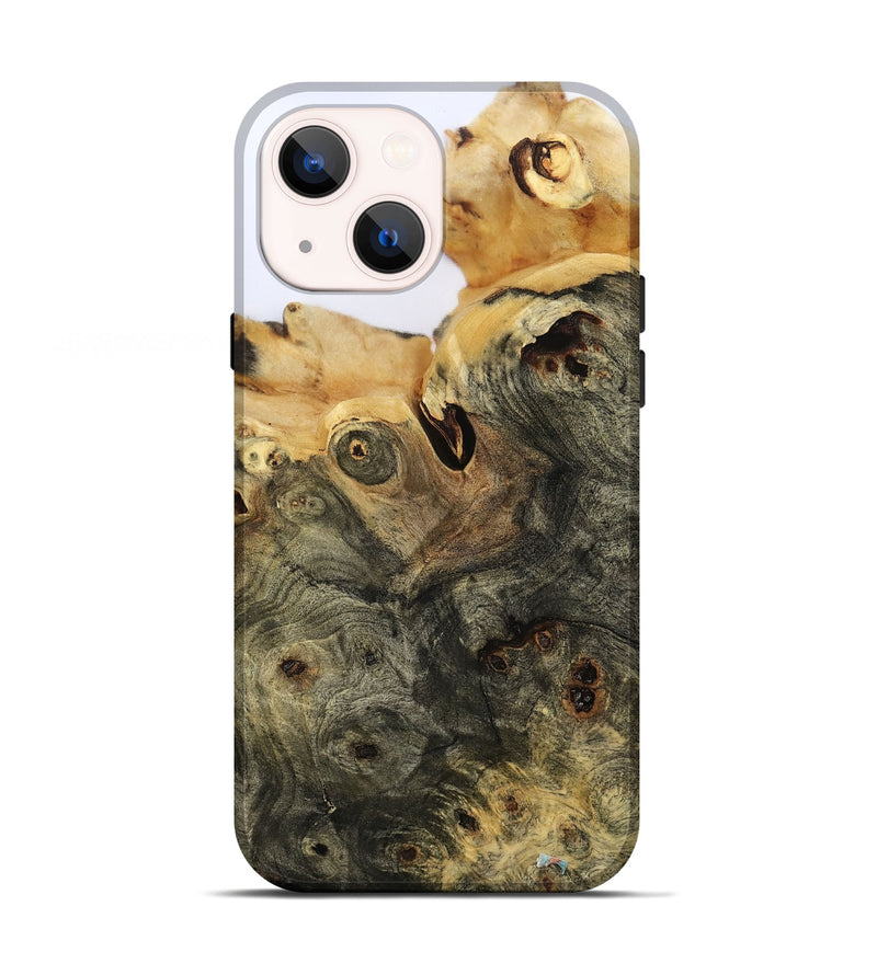 iPhone 13 Wood Live Edge Phone Case - Otis (Clear, 801963)