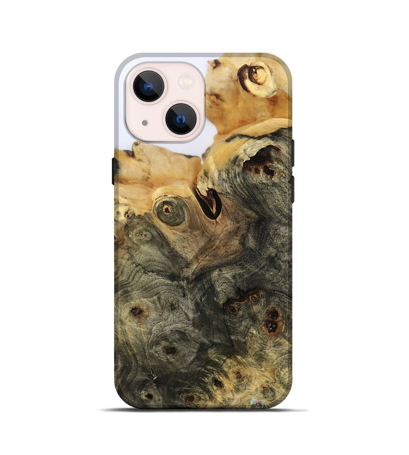 iPhone 13 mini Wood Live Edge Phone Case - Otis (Clear, 801963)