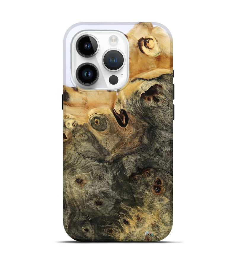 iPhone 15 Pro Wood Live Edge Phone Case - Otis (Clear, 801963)