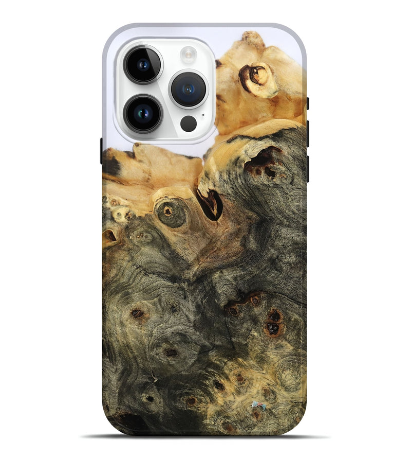 iPhone 15 Pro Max Wood Live Edge Phone Case - Otis (Clear, 801963)