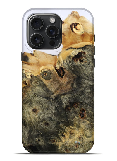 iPhone 16 Pro Max Wood Live Edge Phone Case - Otis (Clear, 801963)
