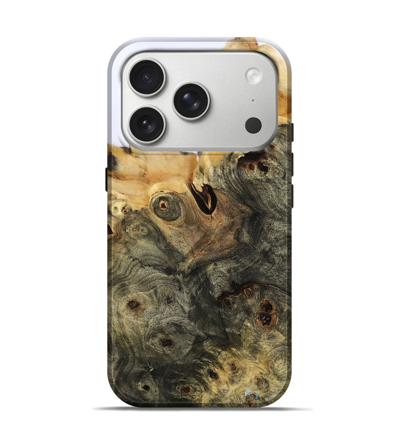 iPhone 17 Pro Wood Live Edge Phone Case - Otis (Clear, 801963)