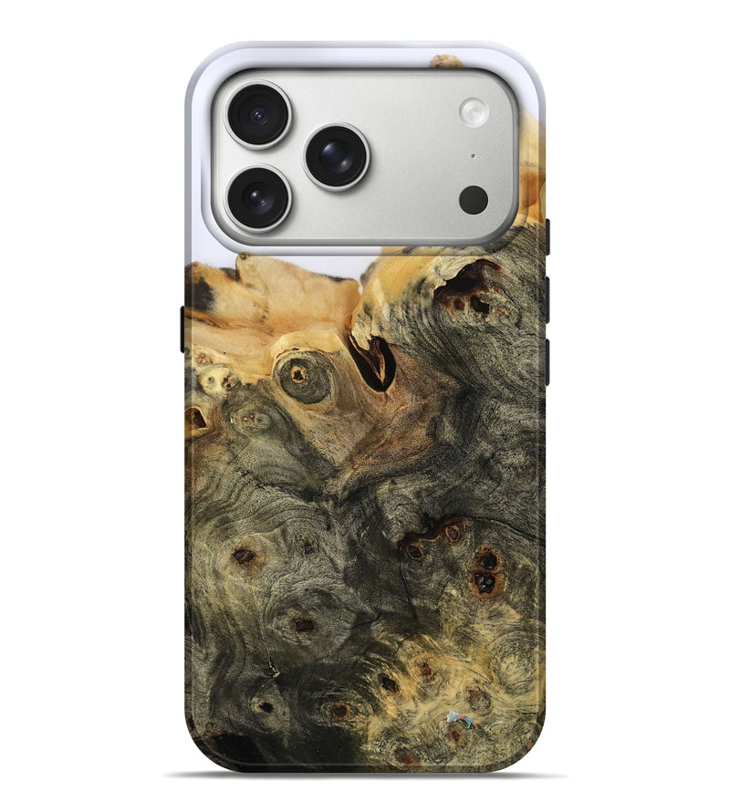 iPhone 17 Pro Max Wood Live Edge Phone Case - Otis (Clear, 801963)