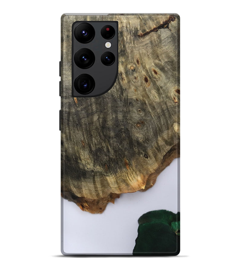 Galaxy S22 Ultra Wood Live Edge Phone Case - Carla (Clear, 801964)