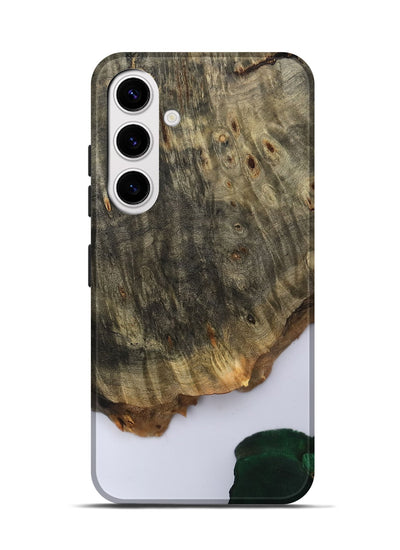 Galaxy S25 Wood Live Edge Phone Case - Carla (Clear, 801964)