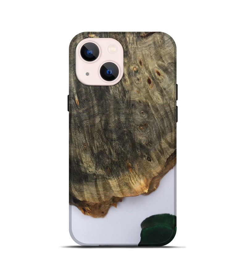 iPhone 13 mini Wood Live Edge Phone Case - Carla (Clear, 801964)