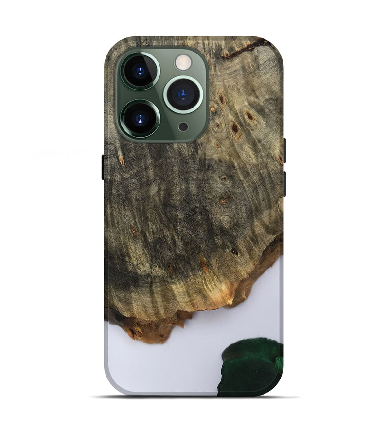 iPhone 13 Pro Wood Live Edge Phone Case - Carla (Clear, 801964)
