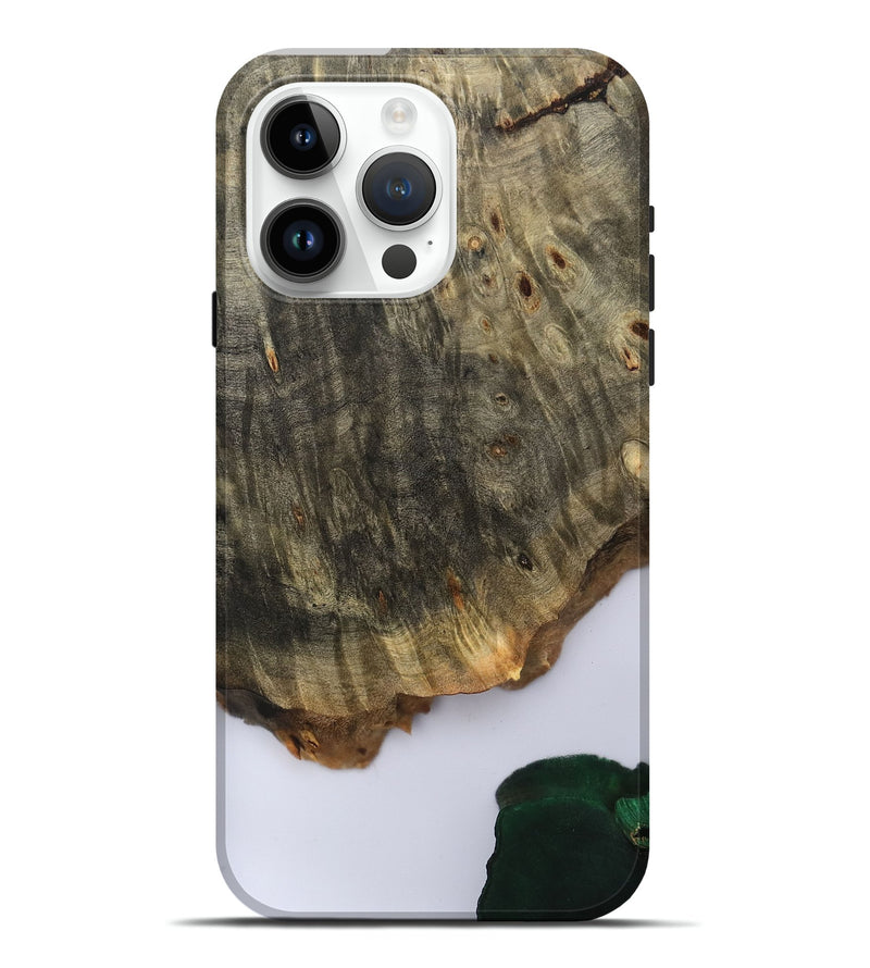 iPhone 15 Pro Max Wood Live Edge Phone Case - Carla (Clear, 801964)