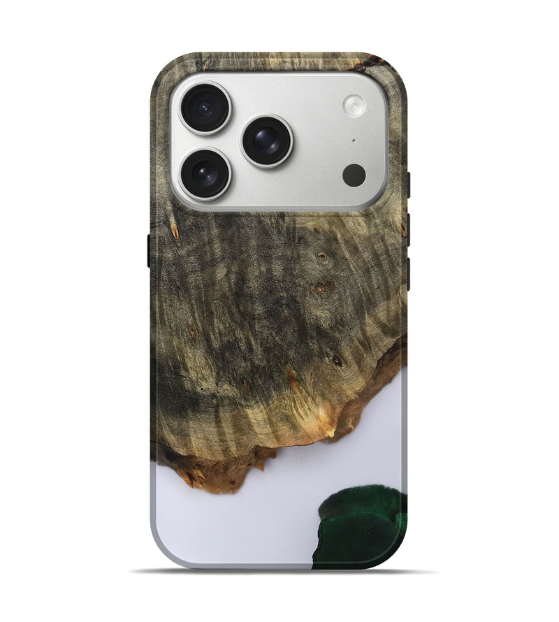iPhone 17 Pro Wood Live Edge Phone Case - Carla (Clear, 801964)
