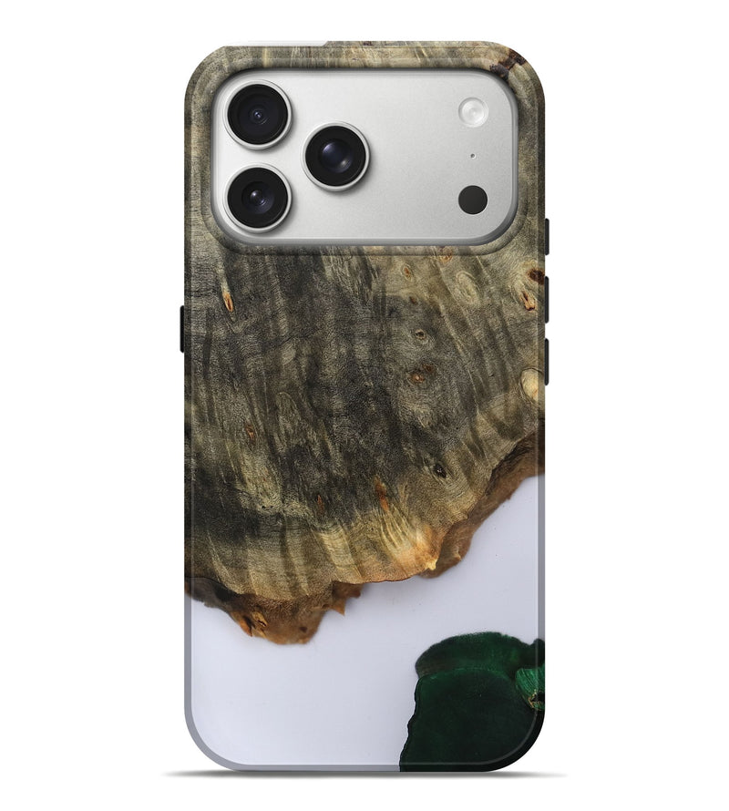 iPhone 17 Pro Max Wood Live Edge Phone Case - Carla (Clear, 801964)