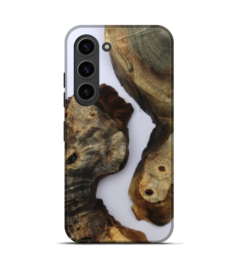 Galaxy S23 Wood Live Edge Phone Case - Miley (Clear, 801965)