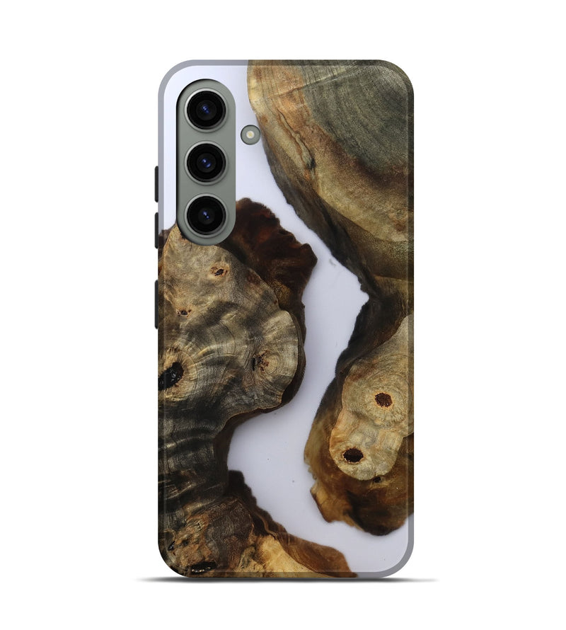 Galaxy S24 Wood Live Edge Phone Case - Miley (Clear, 801965)