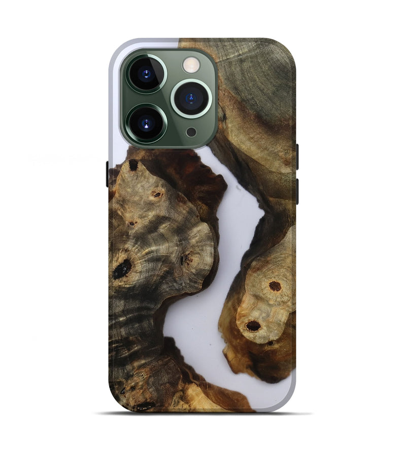 iPhone 13 Pro Wood Live Edge Phone Case - Miley (Clear, 801965)