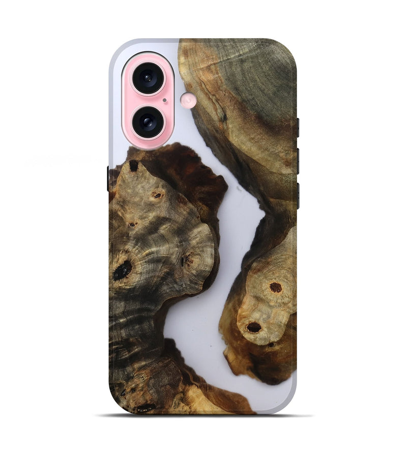 iPhone 17 Wood Live Edge Phone Case - Miley (Clear, 801965)