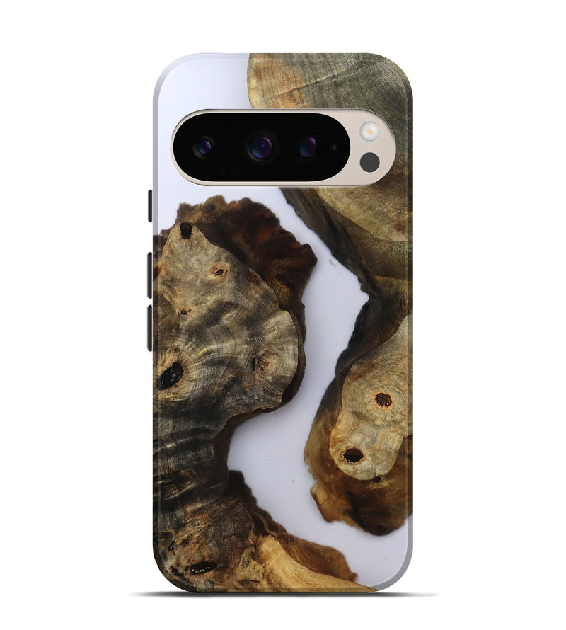 Pixel 10 Pro Wood Live Edge Phone Case - Miley (Clear, 801965)