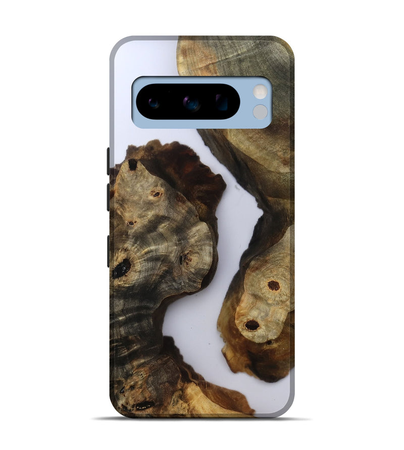 Pixel 8 Pro Wood Live Edge Phone Case - Miley (Clear, 801965)