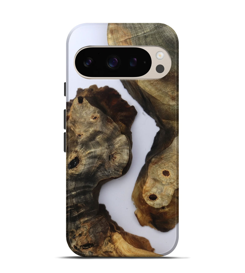Pixel 9 Wood Live Edge Phone Case - Miley (Clear, 801965)