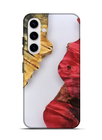 Galaxy S25 Wood Live Edge Phone Case - Harland (Clear, 801966)