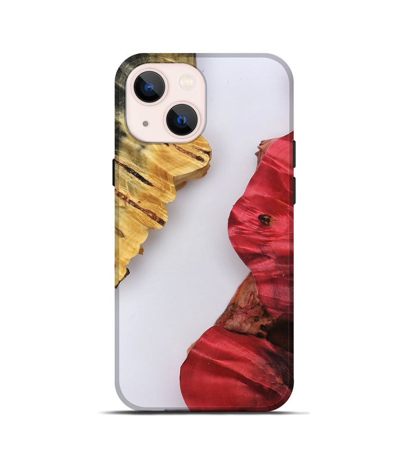 iPhone 13 mini Wood Live Edge Phone Case - Harland (Clear, 801966)