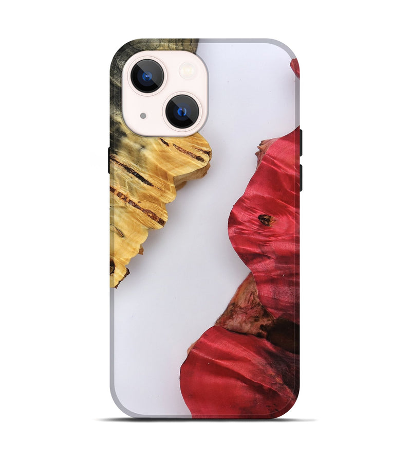 iPhone 14 Wood Live Edge Phone Case - Harland (Clear, 801966)