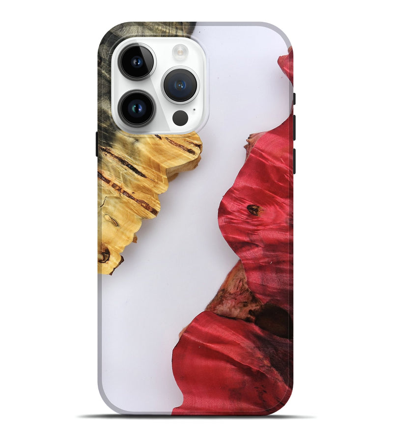 iPhone 15 Pro Max Wood Live Edge Phone Case - Harland (Clear, 801966)