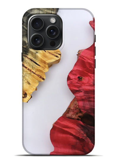 iPhone 16 Pro Max Wood Live Edge Phone Case - Harland (Clear, 801966)