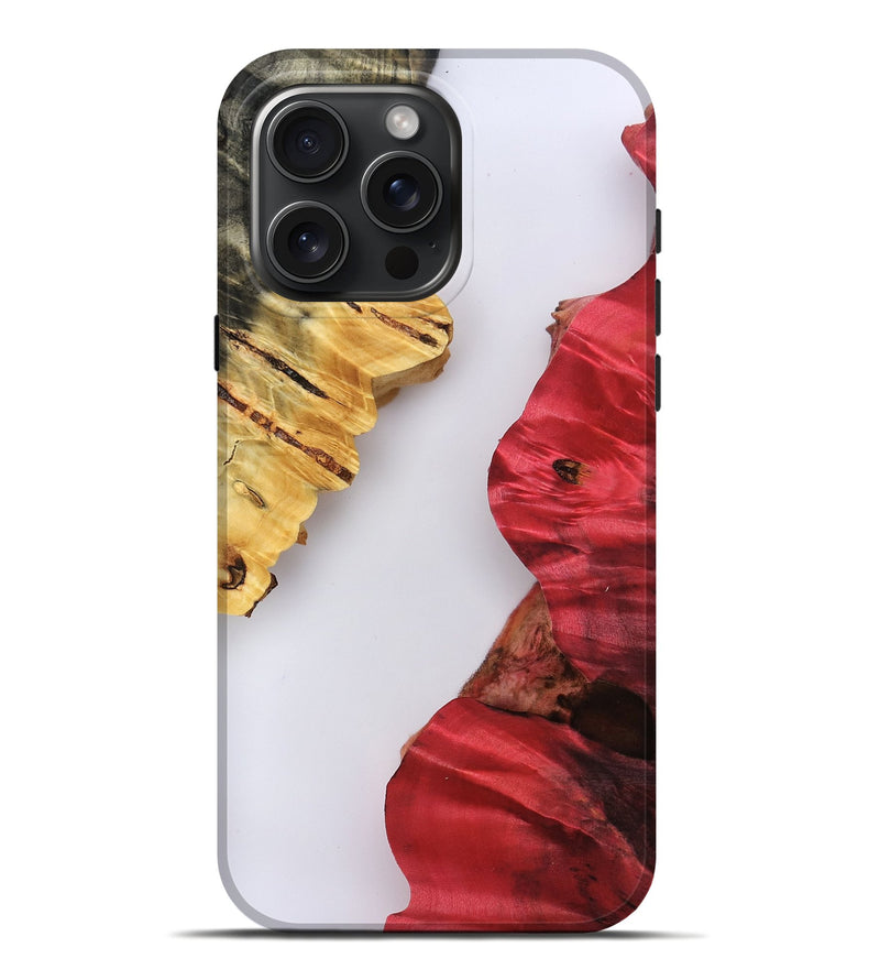 iPhone 16 Pro Max Wood Live Edge Phone Case - Harland (Clear, 801966)