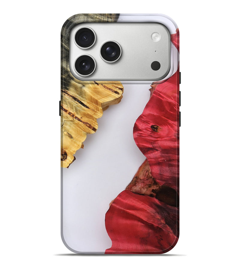 iPhone 17 Pro Max Wood Live Edge Phone Case - Harland (Clear, 801966)