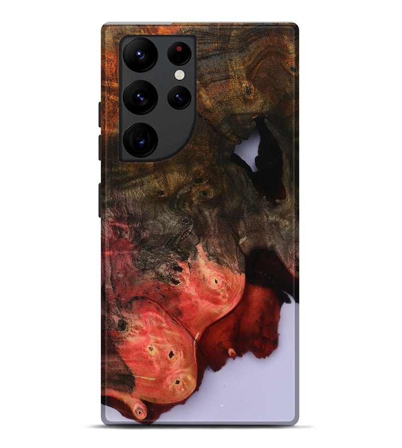 Galaxy S22 Ultra Wood Live Edge Phone Case - Helene (Clear, 801967)