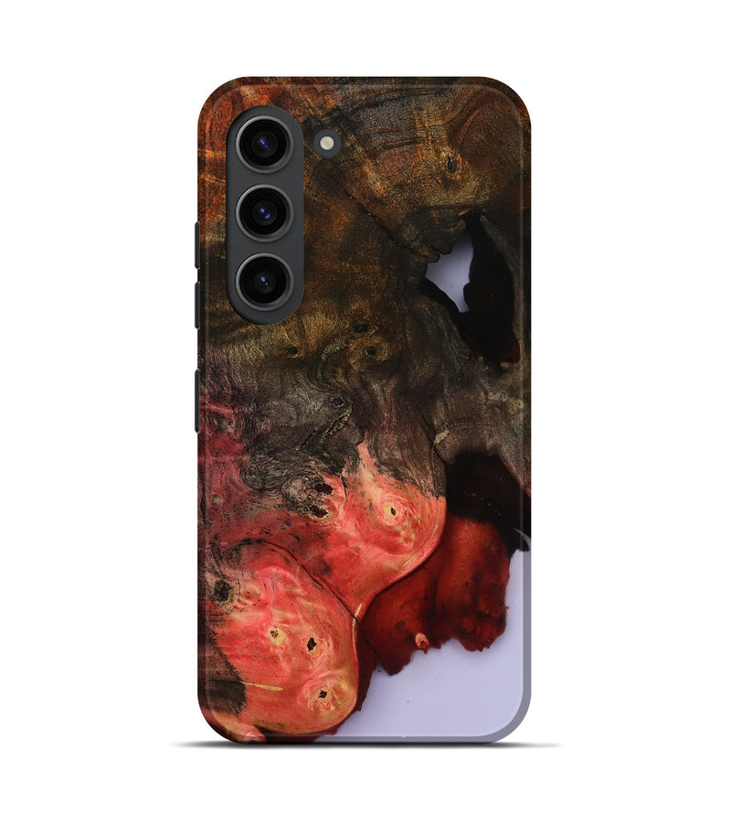 Galaxy S23 Wood Live Edge Phone Case - Helene (Clear, 801967)