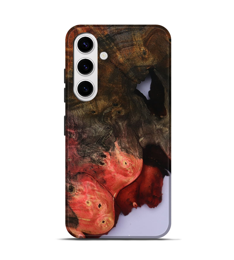 Galaxy S25 Wood Live Edge Phone Case - Helene (Clear, 801967)