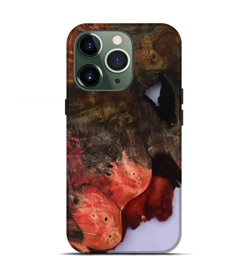 iPhone 13 Pro Wood Live Edge Phone Case - Helene (Clear, 801967)